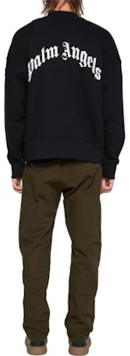 蒙克勒Genius x Palm Angels 2022秋冬卡通熊刺绣黑色卫衣 8G00009M2513999 Purchase 蒙克勒Genius x Palm Angels 2022秋冬卡通熊刺绣黑色卫衣 8G00009M2513999