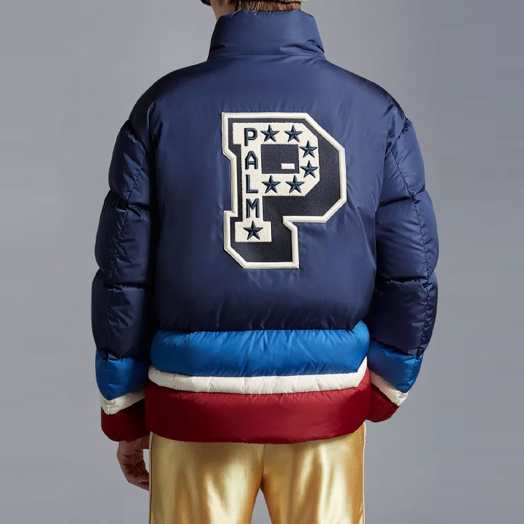 Details for MONCLER GENIUS x PALM ANGELS FW22 Denneny Down Jacket Unisex Biru Navy H209L1A00009M2581P74