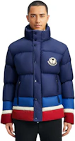 Cheap MONCLER GENIUS x PALM ANGELS FW22 Denneny Down Jacket Unisex Navy Blue H209L1A00009M2581P74