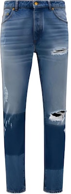 MONCLER GENIUS x PALM ANGELS 男士蓝色做旧直筒牛仔裤 FW22款式 H209L2A00003M2503795 Order MONCLER GENIUS x PALM ANGELS 男士蓝色做旧直筒牛仔裤 FW22款式 H209L2A00003M2503795