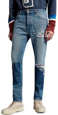 MONCLER GENIUS x PALM ANGELS 男士蓝色做旧直筒牛仔裤 FW22款式 H209L2A00003M2503795 Purchase MONCLER GENIUS x PALM ANGELS 男士蓝色做旧直筒牛仔裤 FW22款式 H209L2A00003M2503795