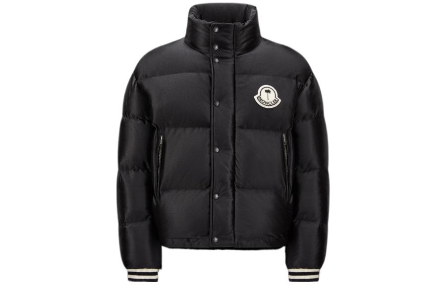 MONCLER GENIUS PALM ANGELS FW22 Keon Logo Puffer Jacket Unisex Black. H209L1A00001M2342999