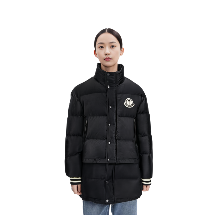 MONCLER GENIUS PALM ANGELS FW22 Keon Logo Puffer Jacket Unisex Black. H209L1A00001M2342999 圖 7