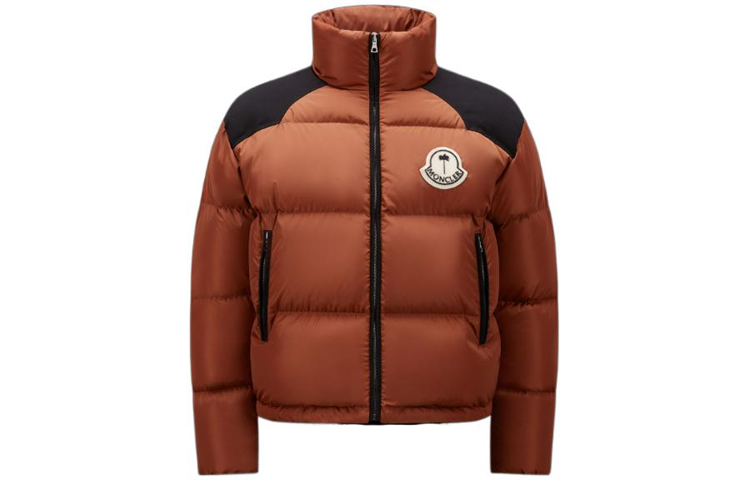 MONCLER GENIUS x PALM ANGELS FW22 Nevin Quilted Down Jacket Brown Unisex. H209L1A00002M2341370