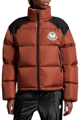 MONCLER GENIUS x PALM ANGELS FW22 Nevin 棕色羽絨外套 男女通用款 H209L1A00002M2341370 Lookbook MONCLER GENIUS x PALM ANGELS FW22 Nevin 棕色羽絨外套 男女通用款 H209L1A00002M2341370