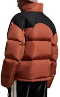 Shop MONCLER GENIUS x PALM ANGELS FW22 Nevin Quilted Down Jacket Brown Unisex. H209L1A00002M2341370