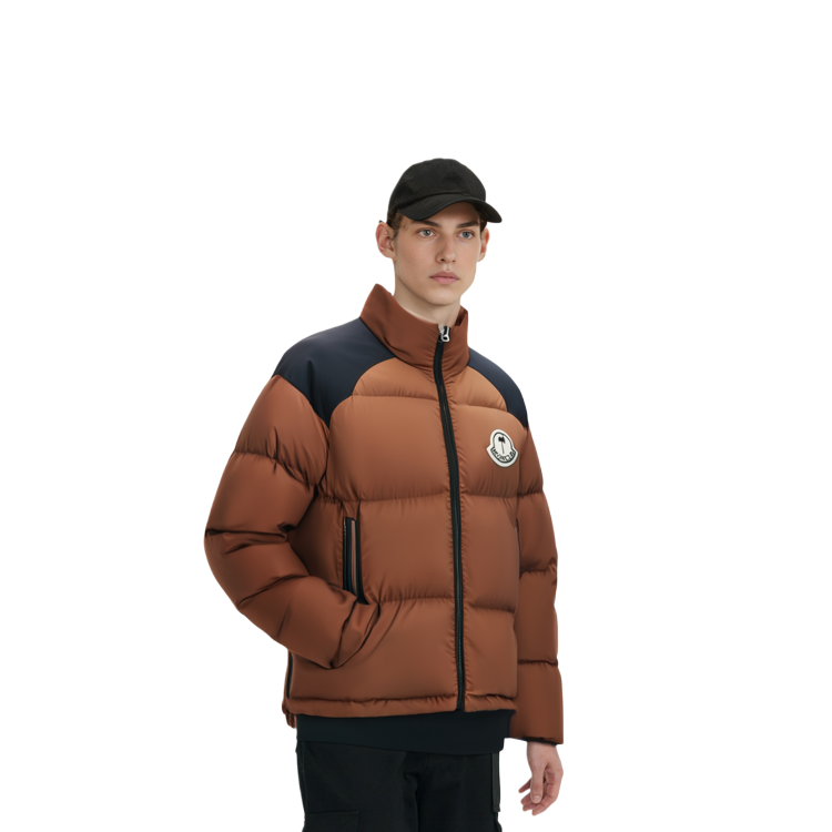 Sizing MONCLER GENIUS x PALM ANGELS FW22 Nevin Jaket Quilted Coklat Uniseks. H209L1A00002M2341370