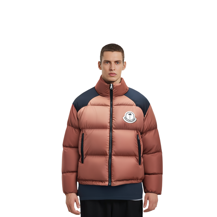 Cheap MONCLER GENIUS x PALM ANGELS FW22 Nevin Jaket Quilted Coklat Uniseks. H209L1A00002M2341370