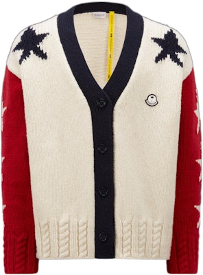 モンクレール ジーニアス x パームエンジェルス FW22 スター ジャカード Vネック セーター ユニセックス H209L9B00002M2346047 Order モンクレール ジーニアス x パームエンジェルス FW22 スター ジャカード Vネック セーター ユニセックス H209L9B00002M2346047