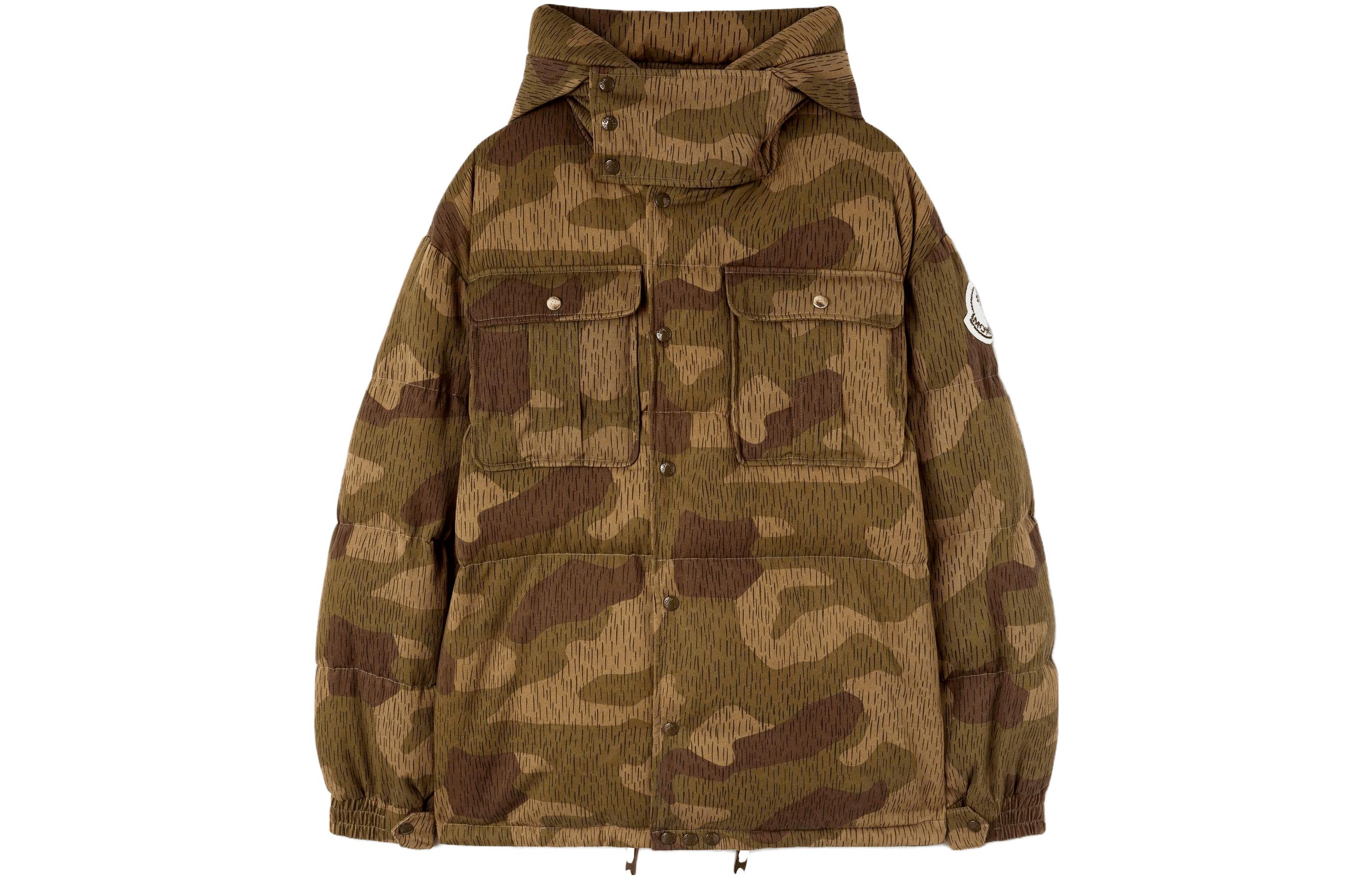 Order Chaqueta Acolchada con Capucha MONCLER GENIUS x PALM ANGELS FW23 Camo Marrón Unisex I209L1A00018M3766F28