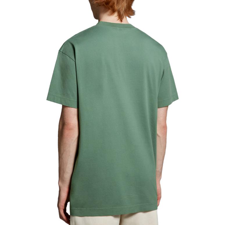 Details for モンクレールジーニアス x パームエンジェルス FW23 ロゴ コットンTシャツ ユニセックス グリーン I209L8C00003M3568855