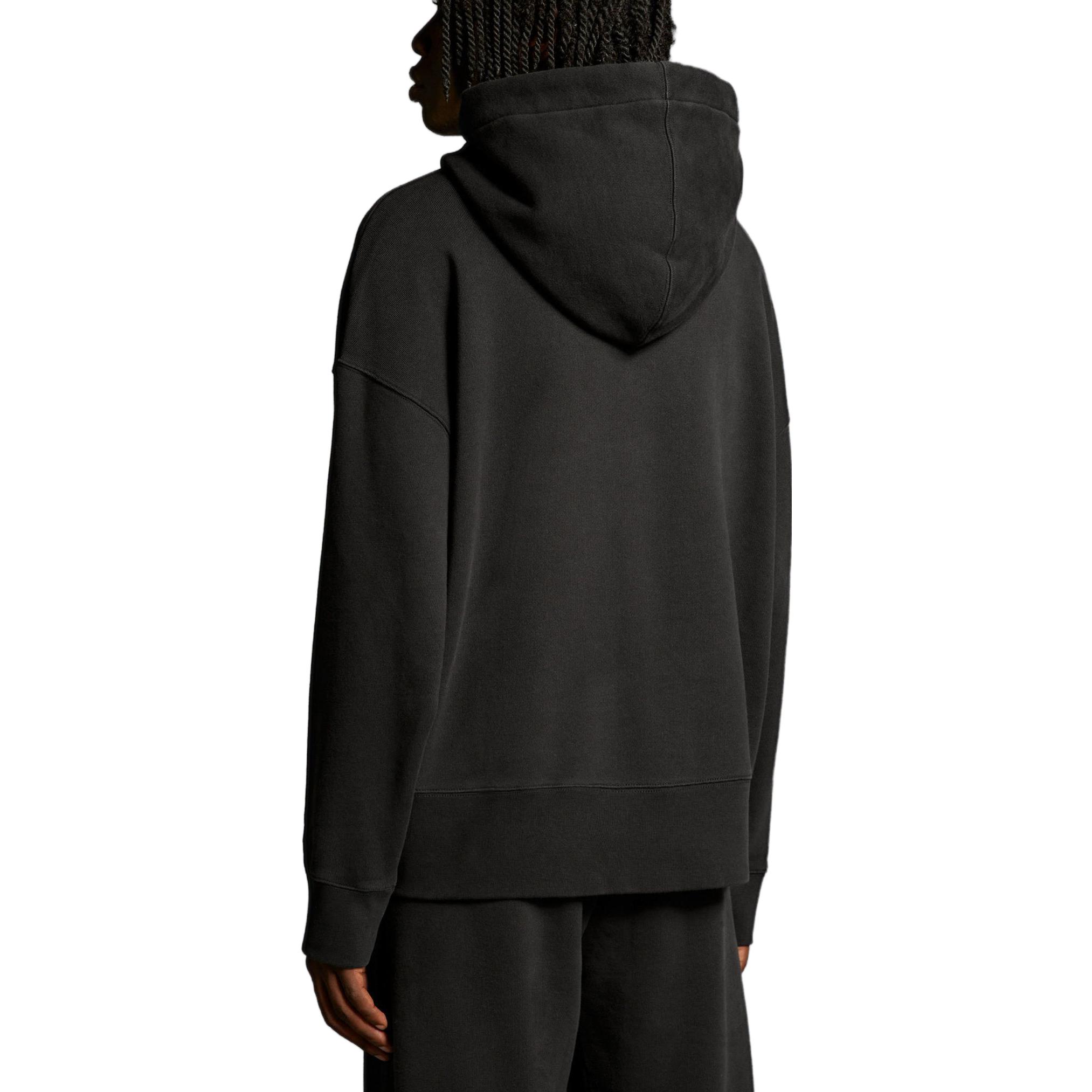 MONCLER GENIUS PALM ANGELS FW23 Logo Drawstring Hoodie Unisex Black. I209L8G00011M2513999 圖 4