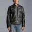 Details for MONCLER GENIUS x PALM ANGELS FW23 男女黑色皮革羽絨外套。 I209L1A00009M3477999