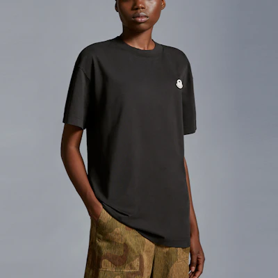 Camiseta Negra Unisex MONCLER GENIUS x Palm Angels FW23 Logo de Algodón. I209L8C00003M3568999 Lookbook Camiseta Negra Unisex MONCLER GENIUS x Palm Angels FW23 Logo de Algodón. I209L8C00003M3568999