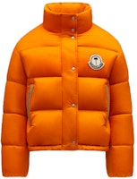 MONCLER GENIUS x PALM ANGELS Logo Down Jacket Orange Winter Coat G209L1A00002M1354306 MONCLER GENIUS x PALM ANGELS Logo Down Jacket Orange Winter Coat G209L1A00002M1354306