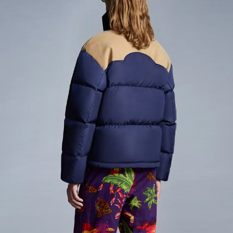 Purchase Moncler Genius x Palm Angels Jaket Bulu Unisex Kerah Tinggi Logo. G209L1A00015M1352738