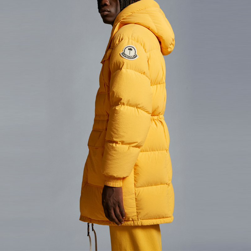 MONCLER GENIUS PALM ANGELS Orange Nylon Parka Down Jacket Unisex with Pockets. I209L1C00002M3377130 圖 7