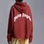 Shop MONCLER GENIUS x PALM ANGELS Red Logo Hoodie Unisex Collaboration. H209L8G00007M2513470