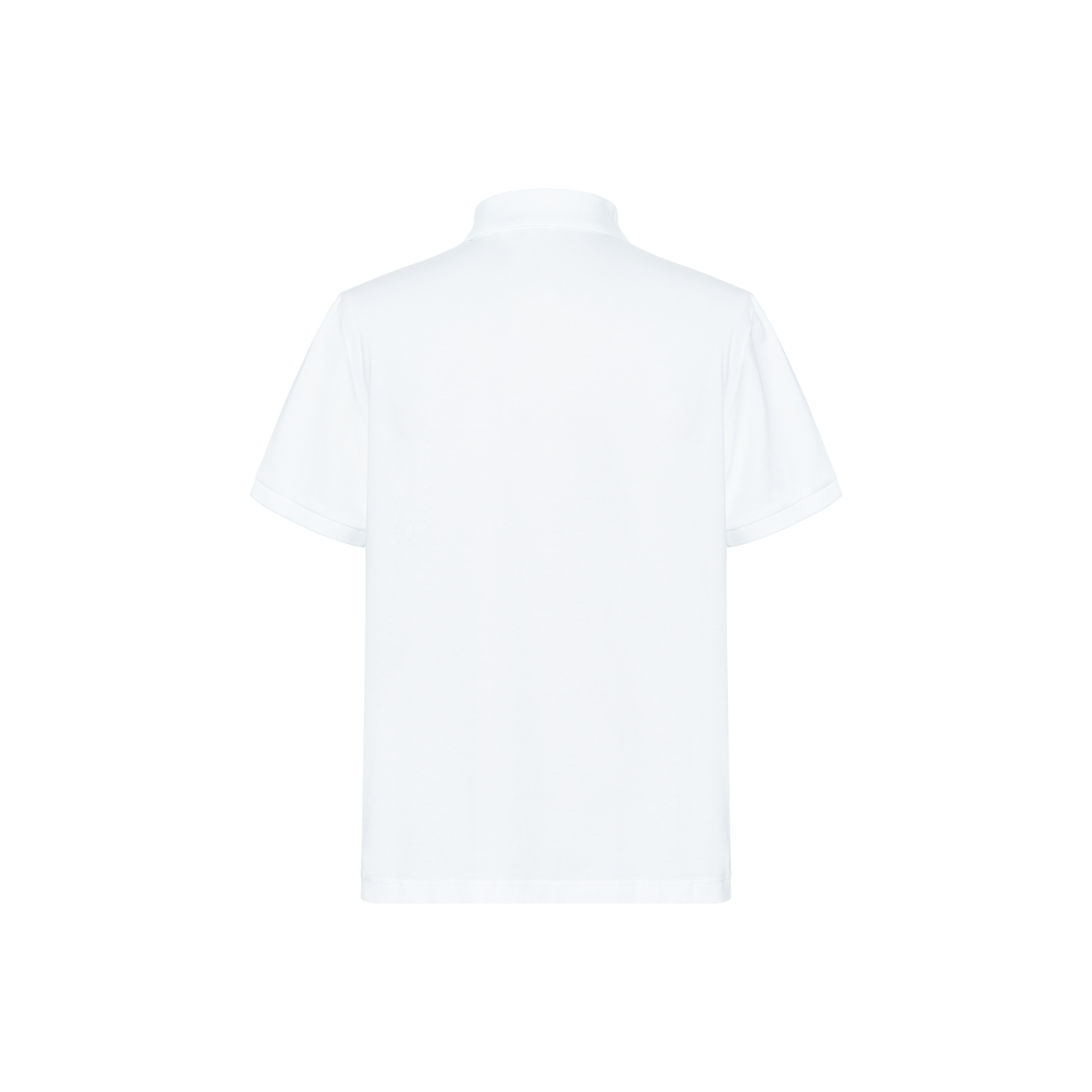 MONCLER GENIUS Palm Angels Retro Logo Cotton Polo Shirt Unisex White. I209L8A00002M3588001 圖 3
