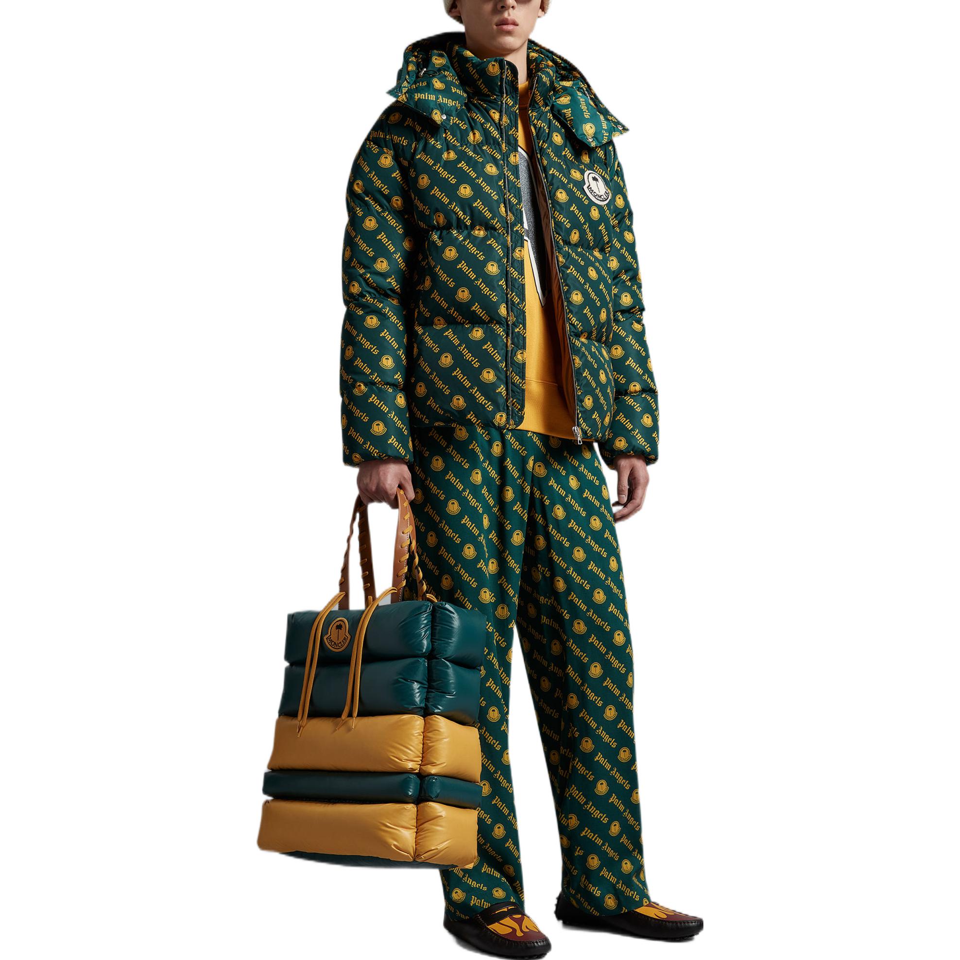 Purchase 蒙克勒Genius x Palm Angels Thompson绿色羽绒服男女冬季款式夹克. H209L1A00018M2583F81