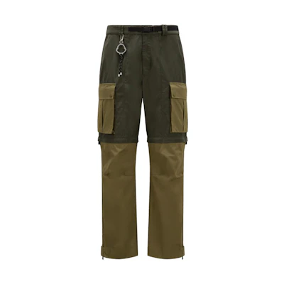MONCLER GENIUS Pharrell Collab FW23 Multi-Pocket Cargo Pants Green Mens I209R2A00001M3405P80