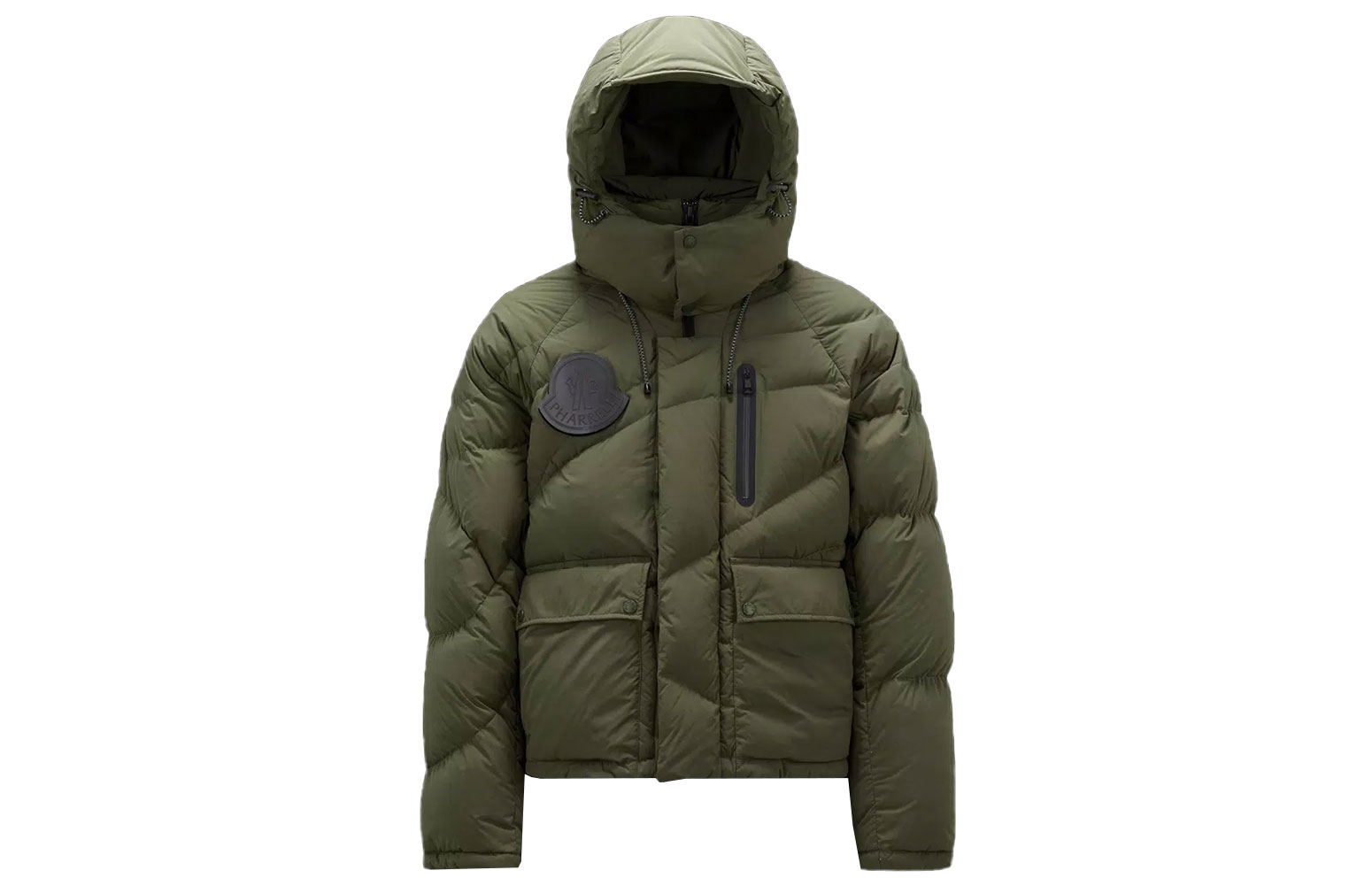 MONCLER GENIUS Pharrell FW23 Green Waterproof Nylon Down Jacket I209R1A00001M3404889