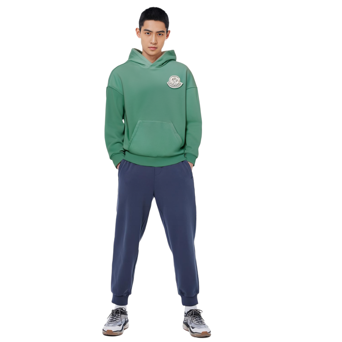 MONCLER GENIUS Pharrell FW23 Reversible Fleece Hoodie Green . I209R8G00003M281884H 圖 8