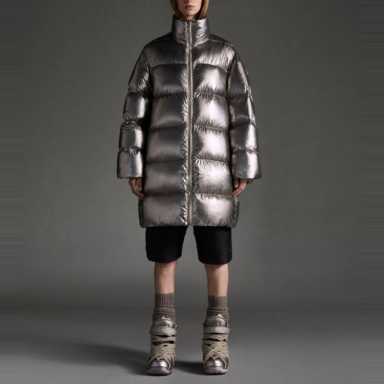 MONCLER GENIUS RICK OWENS Cyclopic Quilted Down Jacket Unisex Silver 09N1C50200C0634 圖 3