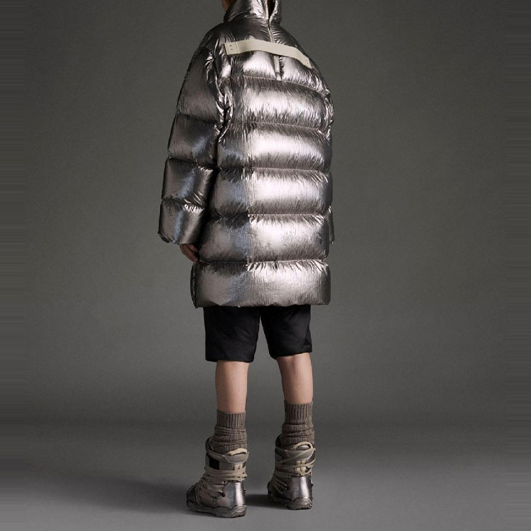 MONCLER GENIUS RICK OWENS Cyclopic Quilted Down Jacket Unisex Silver 09N1C50200C0634 圖 4