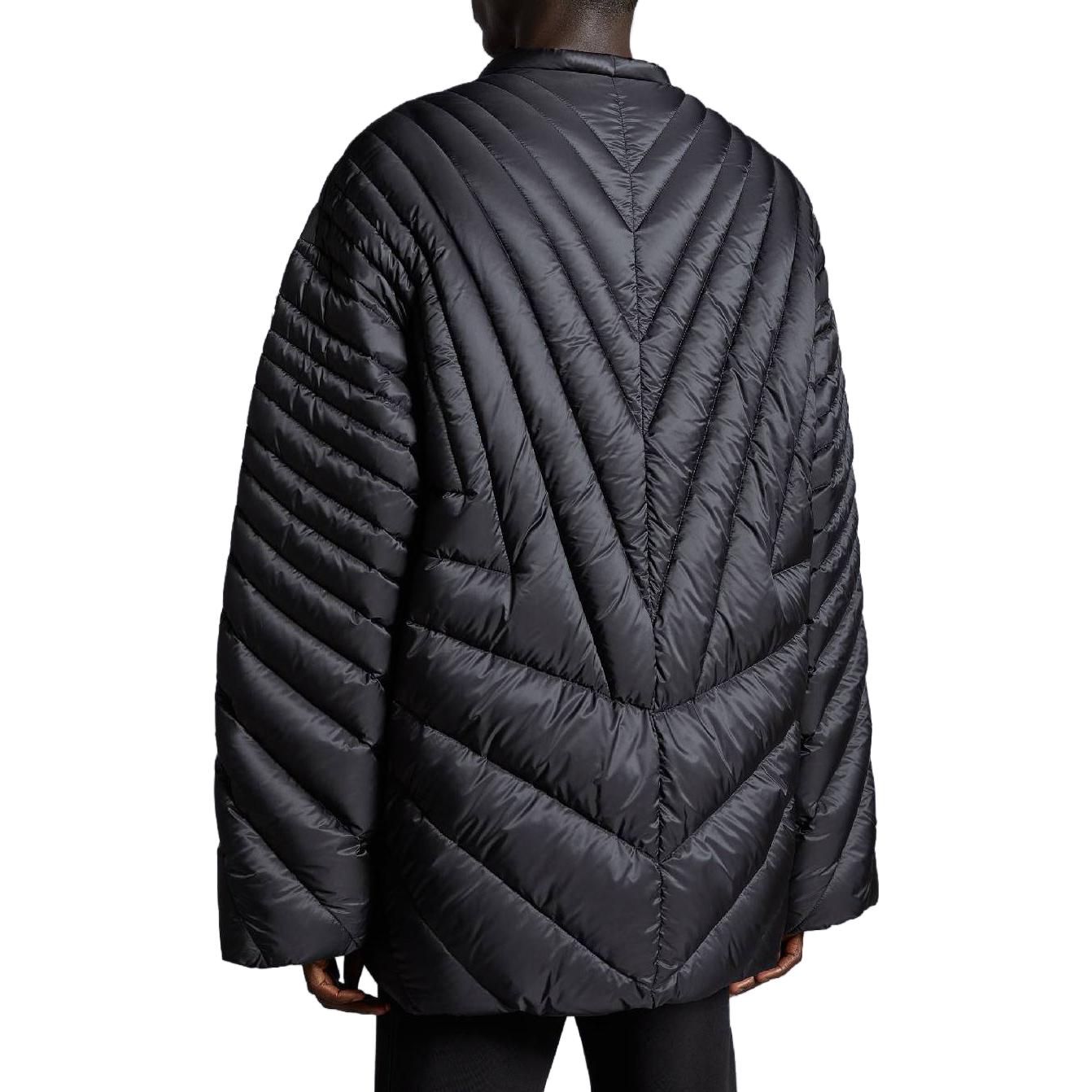 MONCLER GENIUS RICK OWENS FW23 Black Fitted Zip-Up Puffer Jacket Unisex. I209N1B00001M3632999 圖 6
