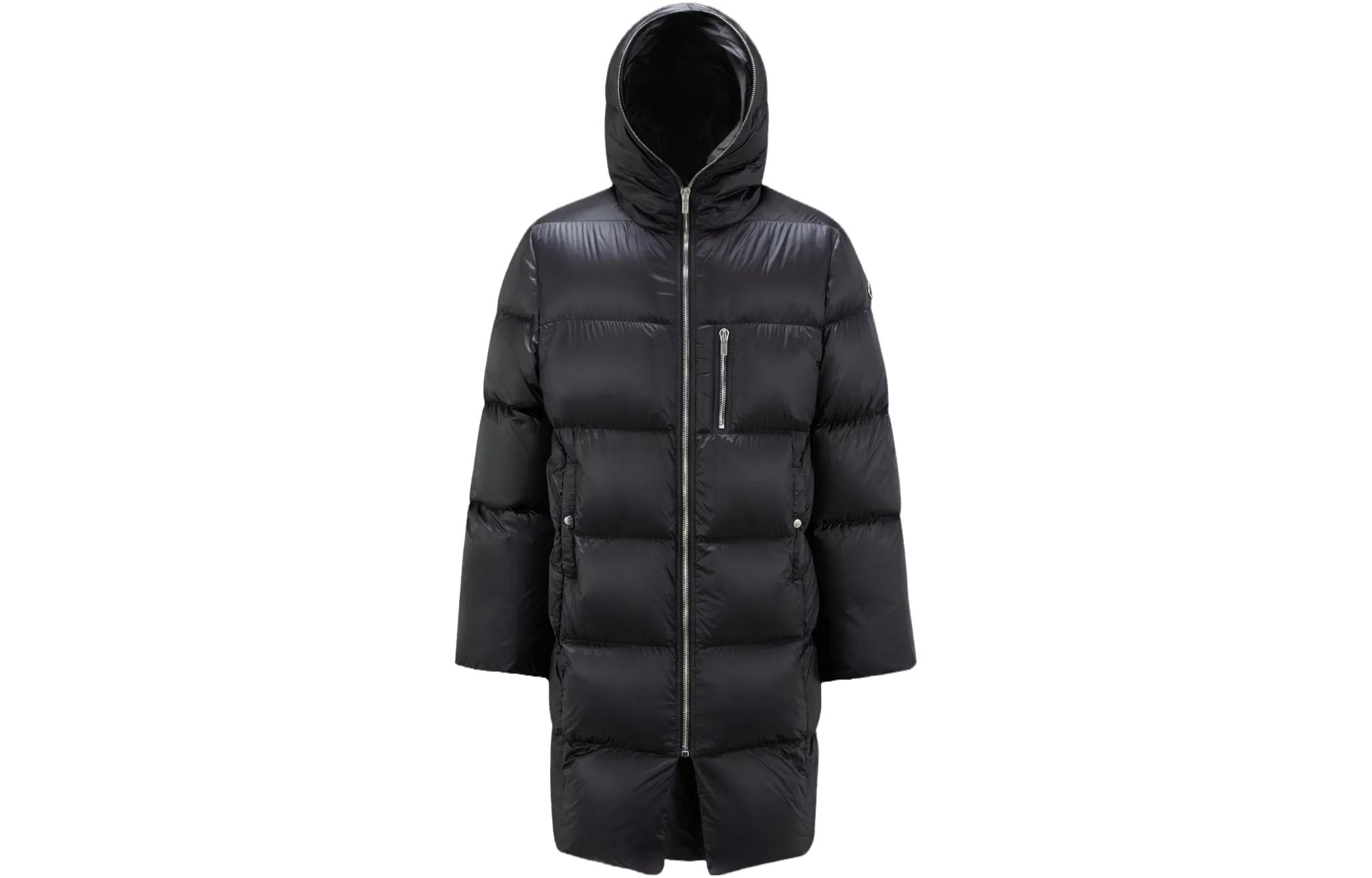 MONCLER GENIUS RICK OWENS FW23 GIMP Hooded Long Down Jacket Unisex Black I209N1C00003M3632999 圖 2