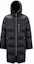 Order MONCLER GENIUS x RICK OWENS FW23 GIMP Hooded Long Down Jacket Unisex Black I209N1C00003M3632999