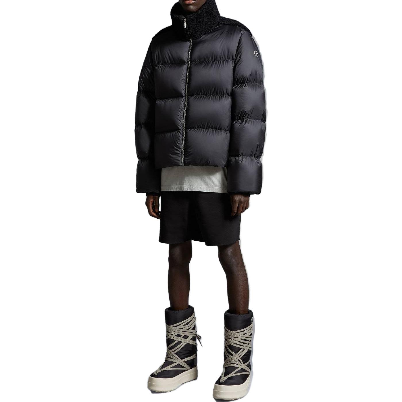 MONCLER GENIUS RICK OWENS FW23 Glossy Short Down Jacket Black Unisex I209N1A00003M3632999 圖 4