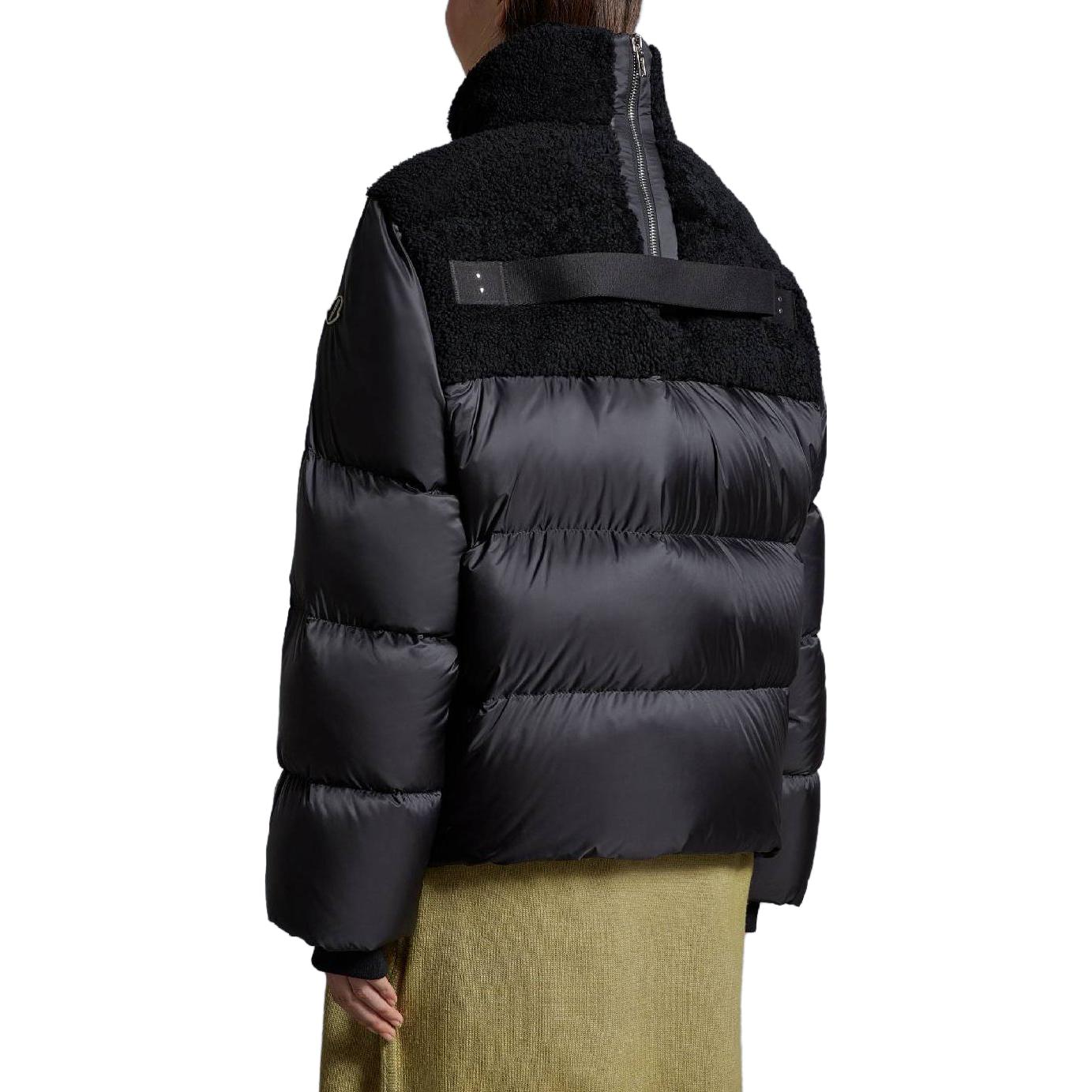 MONCLER GENIUS RICK OWENS FW23 Glossy Short Down Jacket Black Unisex I209N1A00003M3632999 圖 6
