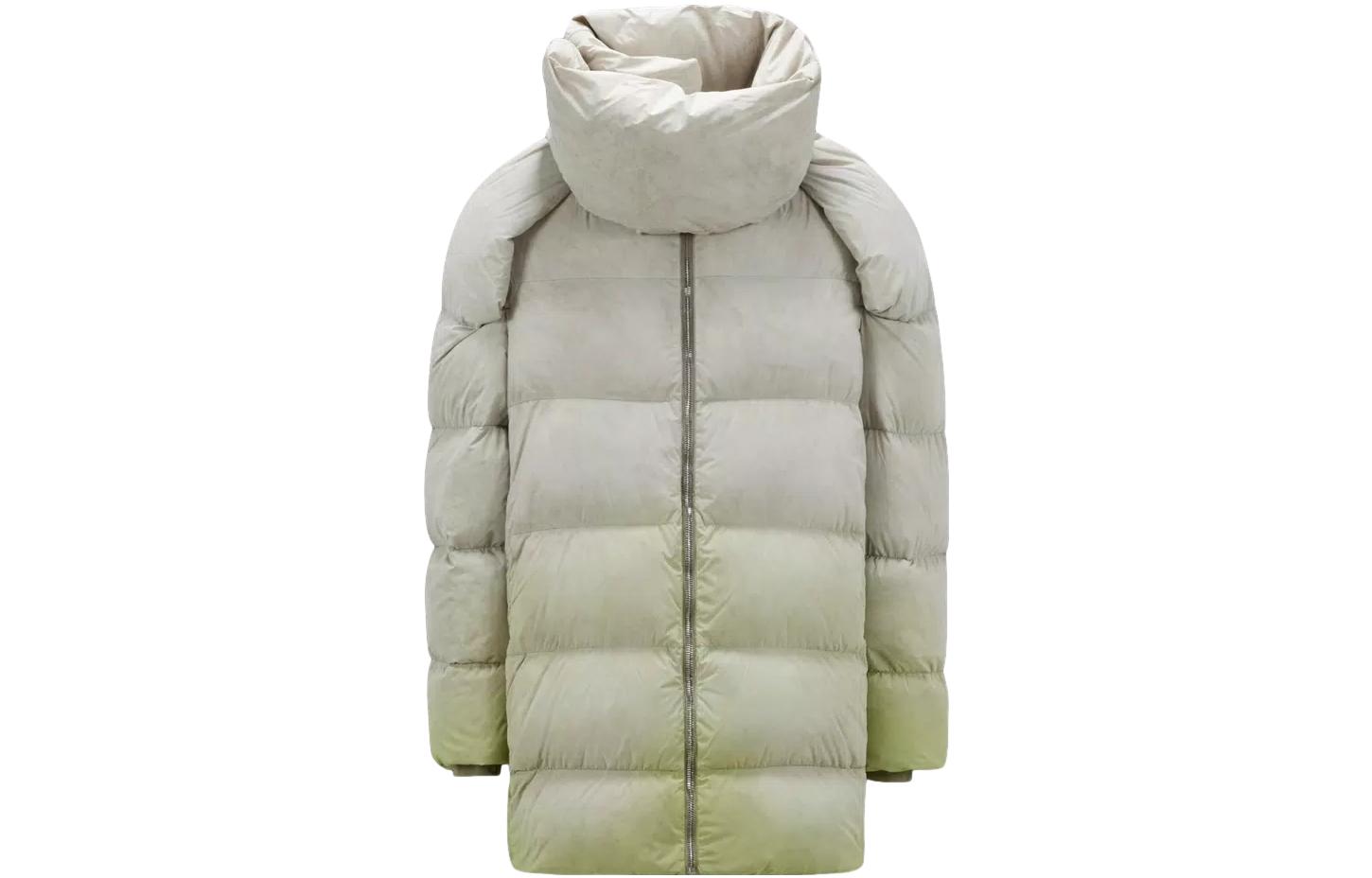 MONCLER GENIUS RICK OWENS FW23 Gradient Detachable Long Down Coat Green Unisex I209N1C00002M373428D