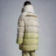 Shop MONCLER GENIUS x RICK OWENS FW23 Gradient Detachable Long Down Coat Green Unisex I209N1C00002M373428D