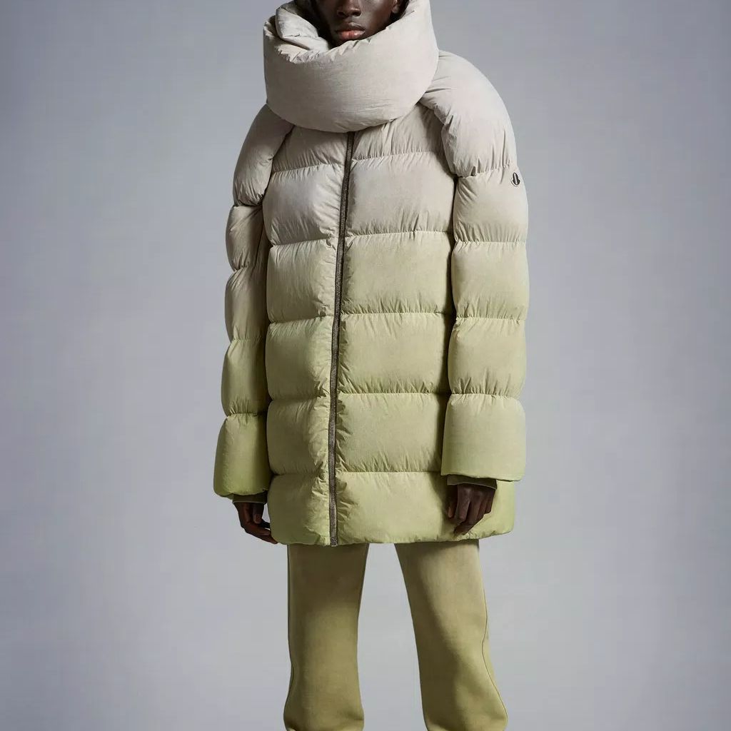 MONCLER GENIUS RICK OWENS FW23 Gradient Detachable Long Down Coat Green Unisex I209N1C00002M373428D 圖 5