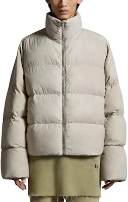 MONCLER GENIUS x RICK OWENS FW23 Quilted Short Down Jacket Beige Unisex I209N1A00004M385522D Lookbook MONCLER GENIUS x RICK OWENS FW23 Quilted Short Down Jacket Beige Unisex I209N1A00004M385522D