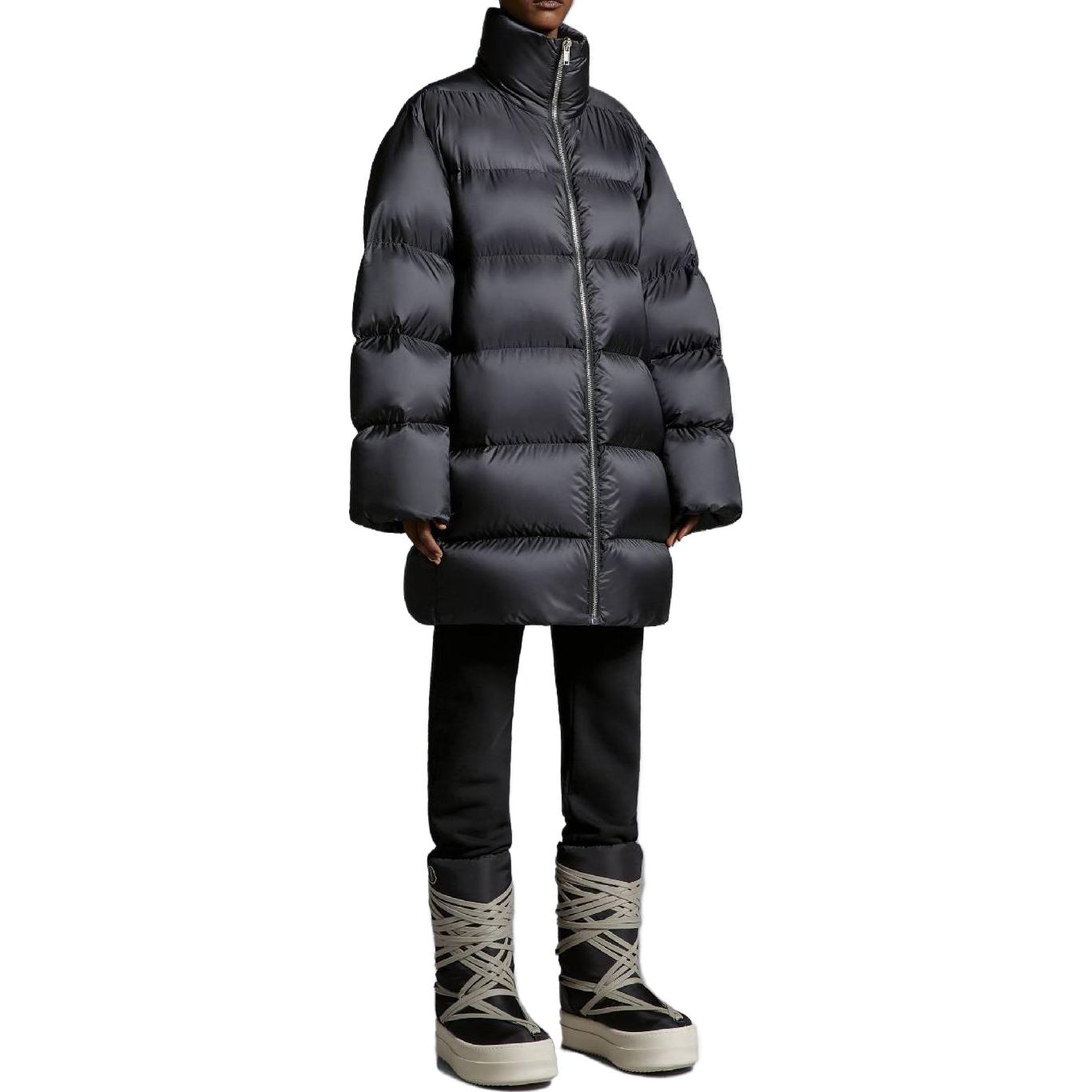 MONCLER GENIUS RICK OWENS Unisex Long Down Jacket Black Minimalist Style I209N1C00004M3632999 圖 5