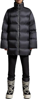 MONCLER GENIUS x RICK OWENS Unisex Long Down Jacket Black Minimalist Style I209N1C00004M3632999 Details for MONCLER GENIUS x RICK OWENS Unisex Long Down Jacket Black Minimalist Style I209N1C00004M3632999