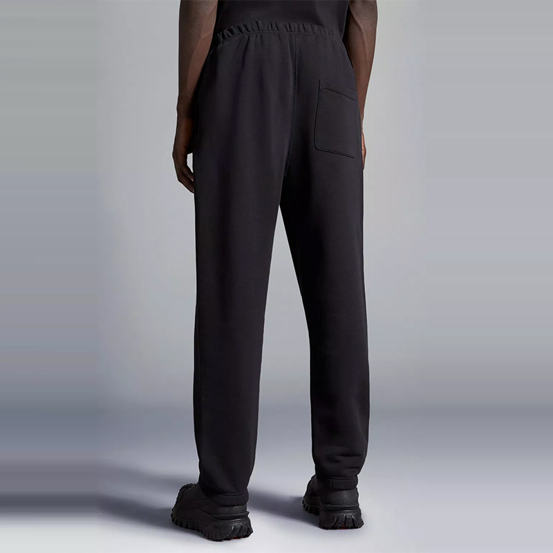 Purchase MONCLER GENIUS x Roc Nation SS24  Black Jogger Knit Pants with Logo Patch I209W8H00004809KX999