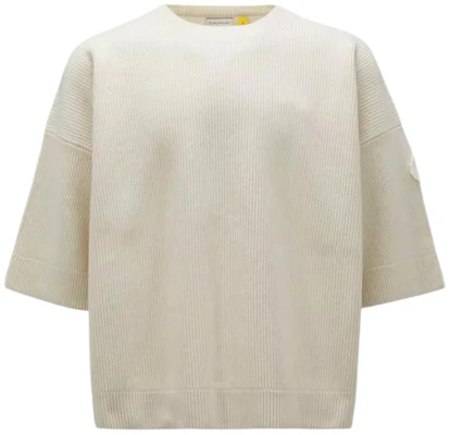 MONCLER GENIUS x Roc Nation SS24 白色七分袖圆领毛衣。 I209W9C00001M1115034 Order MONCLER GENIUS x Roc Nation SS24 白色七分袖圆领毛衣。 I209W9C00001M1115034