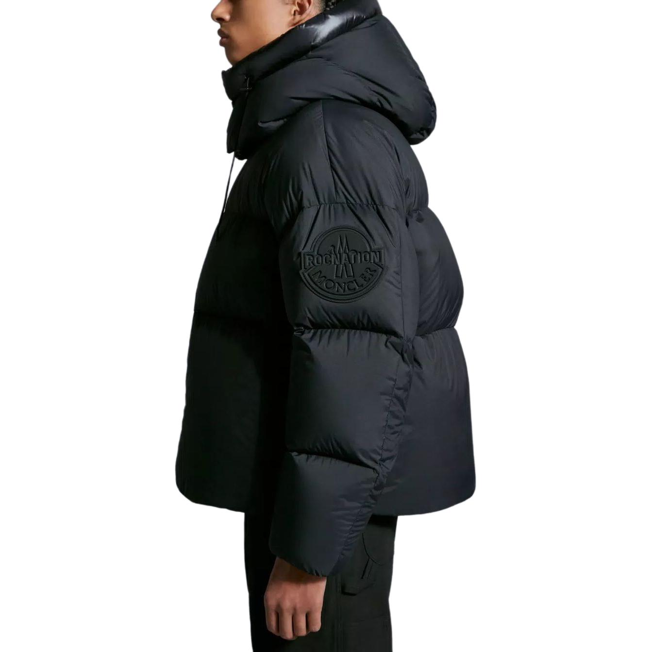 MONCLER GENIUS Roc Nation SS24 ANTILA Unisex Black Logo Puffer Jacket. I209W1A00001M3381999 圖 7