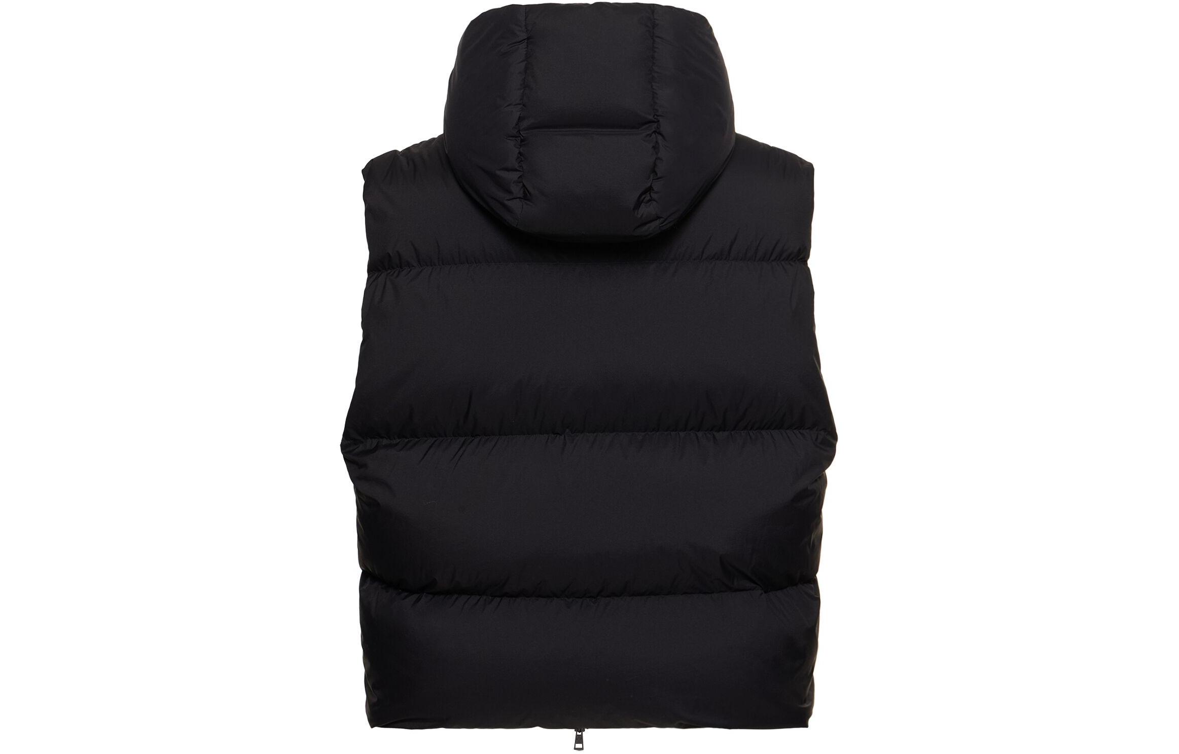 MONCLER GENIUS Roc Nation SS24 Apus Unisex Black Hooded Puffer Vest. I209W1A00005M3381999 圖 4