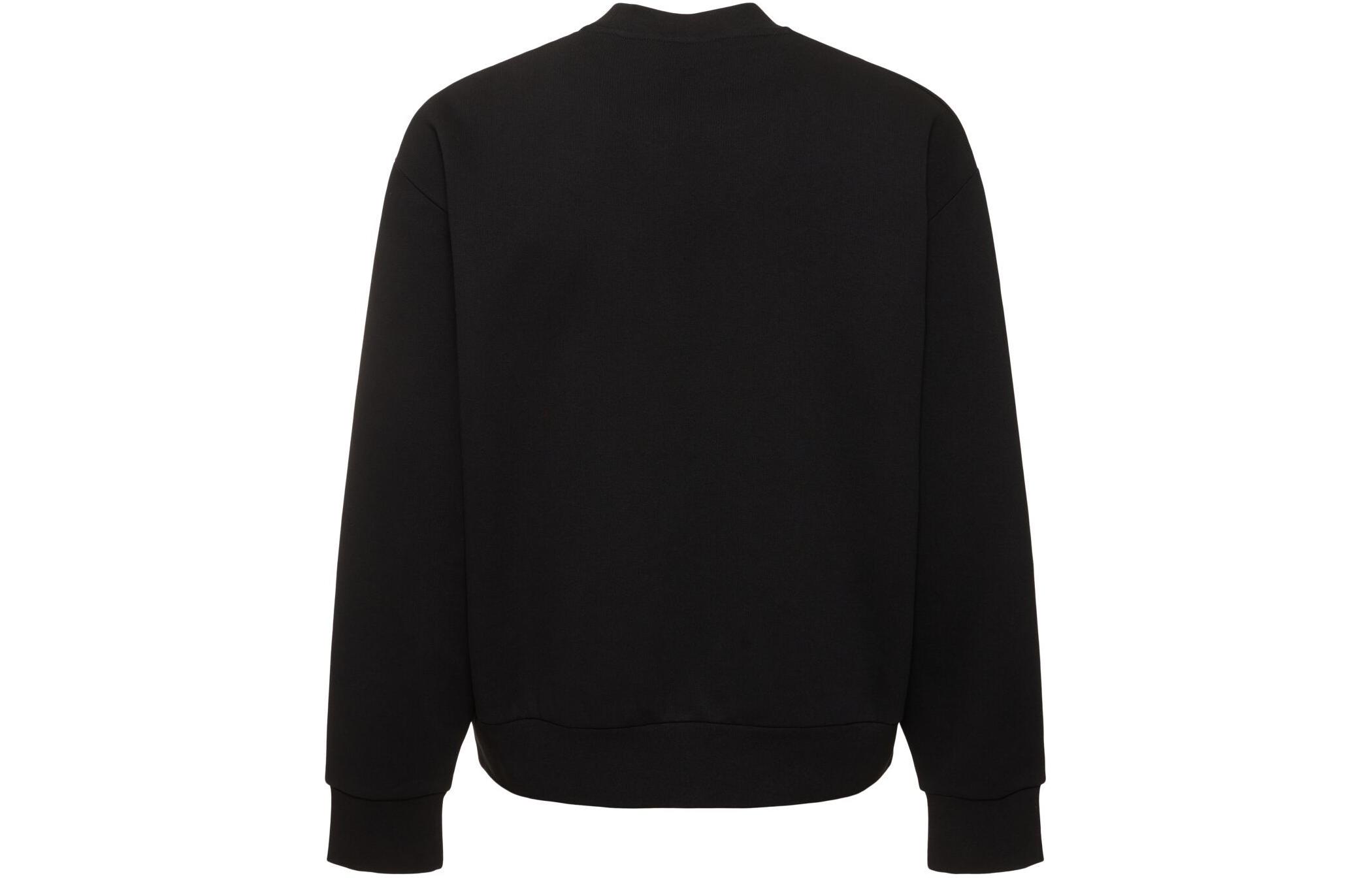 Lookbook MONCLER GENIUS x Roc Nation SS24 Logo Print Crewneck Sweatshirt Black Unisex. I209W8G00005809KX999