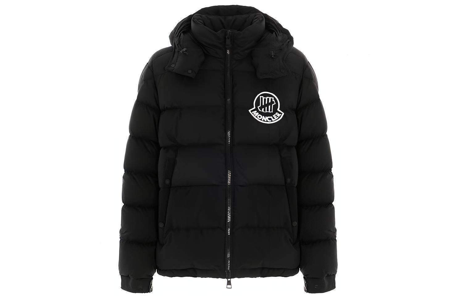 MONCLER GENIUS x UNDEFEATED Logo Puffer Jacket Winter Black 1A51710C0642999