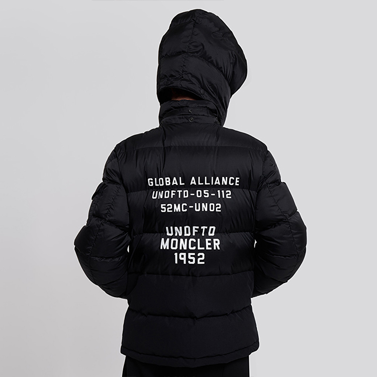 Details for MONCLER GENIUS x UNDEFEATED Logo Puffer Jacket Winter Black 1A51710C0642999