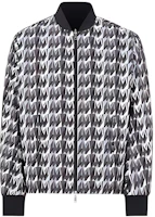 Moncler Geometric Print Slim Fit Reversible Bomber Jacket Men Multicolor J10911A00152597NKS99 Moncler Geometric Print Slim Fit Reversible Bomber Jacket Men Multicolor J10911A00152597NKS99