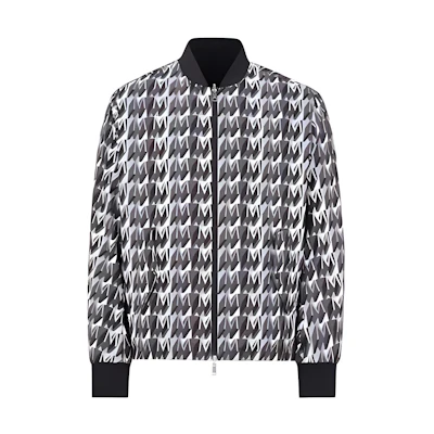 Moncler Geometric Print Slim Fit Reversible Bomber Jacket Men Multicolor J10911A00152597NKS99