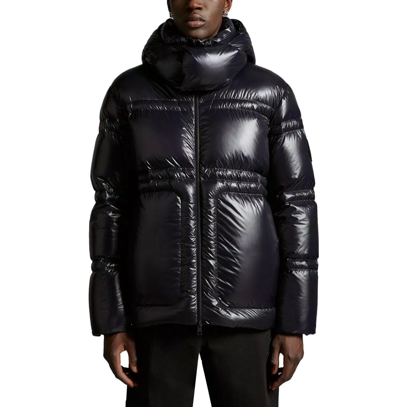 Moncler Glossy Puffer Jacket with Hood Unisex Black I20911A00011595GJ999 圖 4